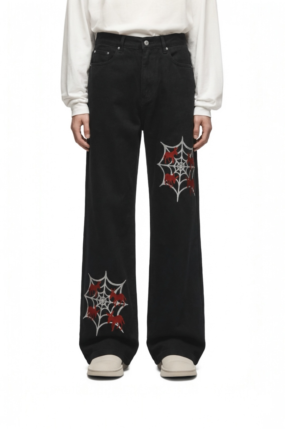 Heavyweight Cotton Straight-Leg Pants