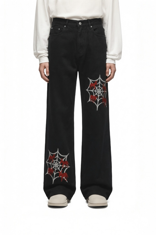 Heavyweight Cotton Straight-Leg Pants
