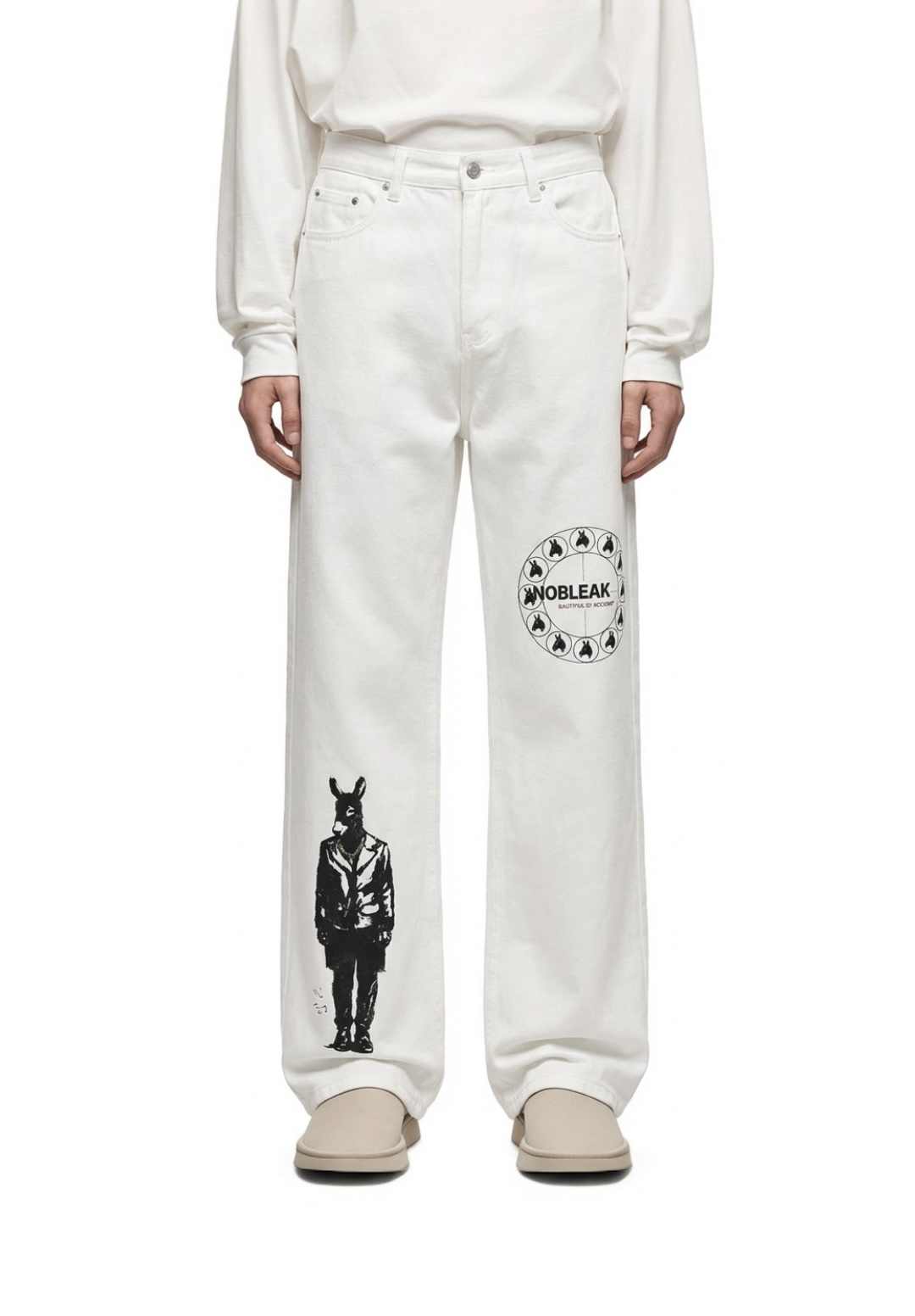 Heavyweight Cotton Straight-Leg Pants