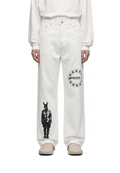 Heavyweight Cotton Straight-Leg Pants