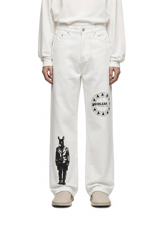 Heavyweight Cotton Straight-Leg Pants