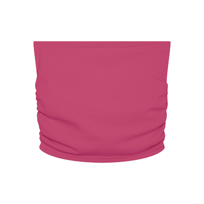 Women’s Ruched Cropped Tube Top