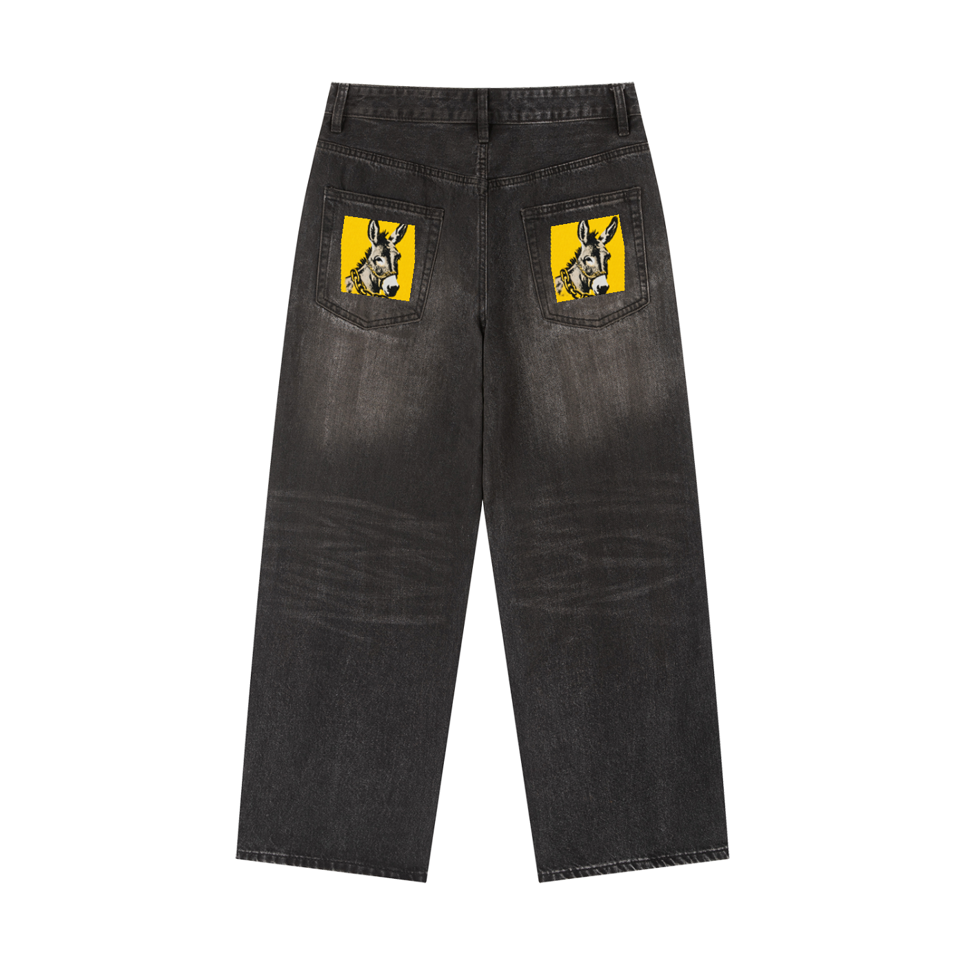 Vintage Wash Heavyweight Denim Jeans