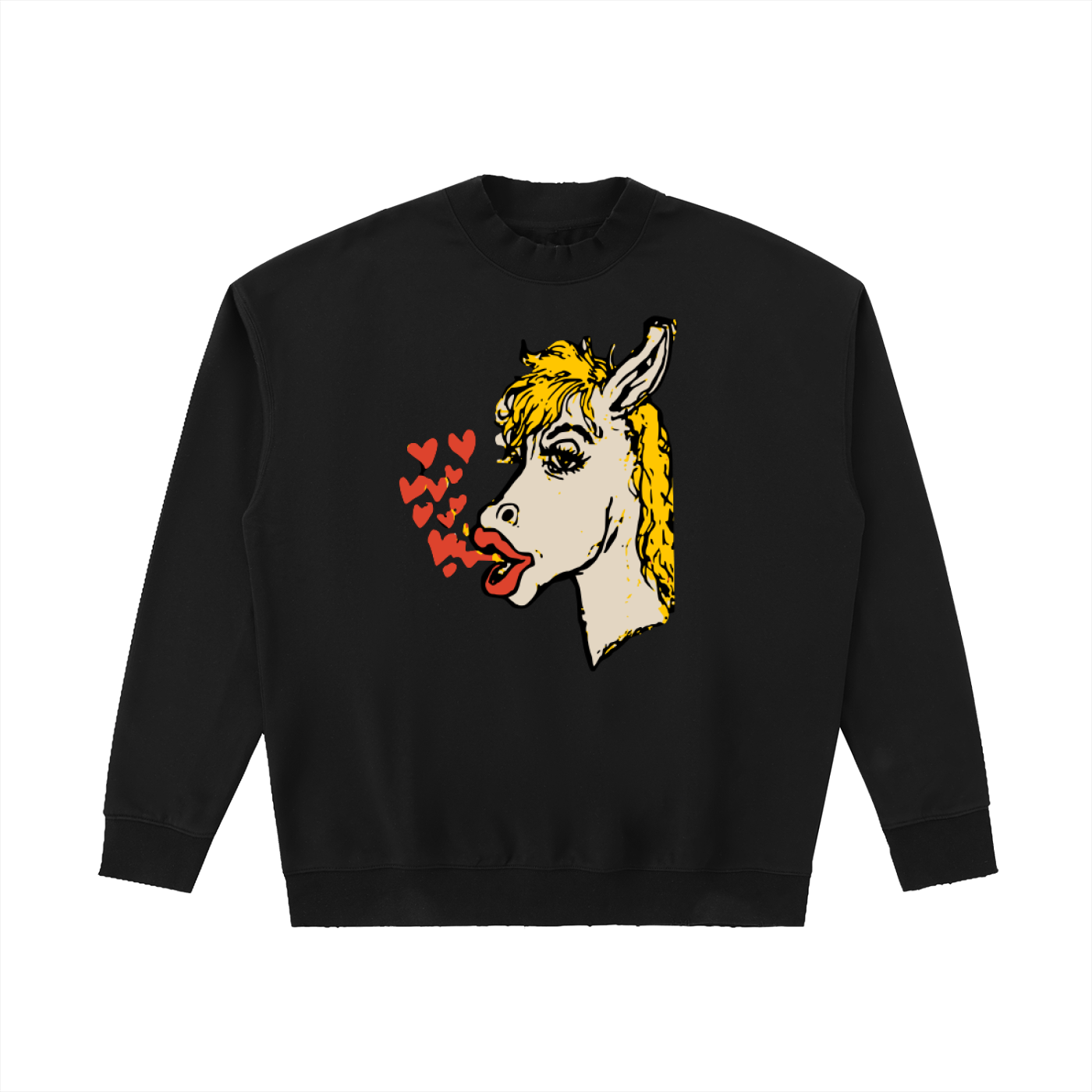 Drop Shoulder Crewneck Sweater