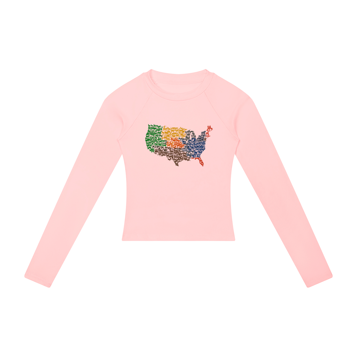 Women’s Slim Raglan Long Sleeve Street T-Shirt