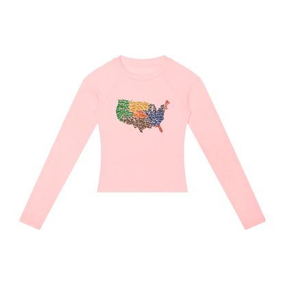 Women’s Slim Raglan Long Sleeve Street T-Shirt