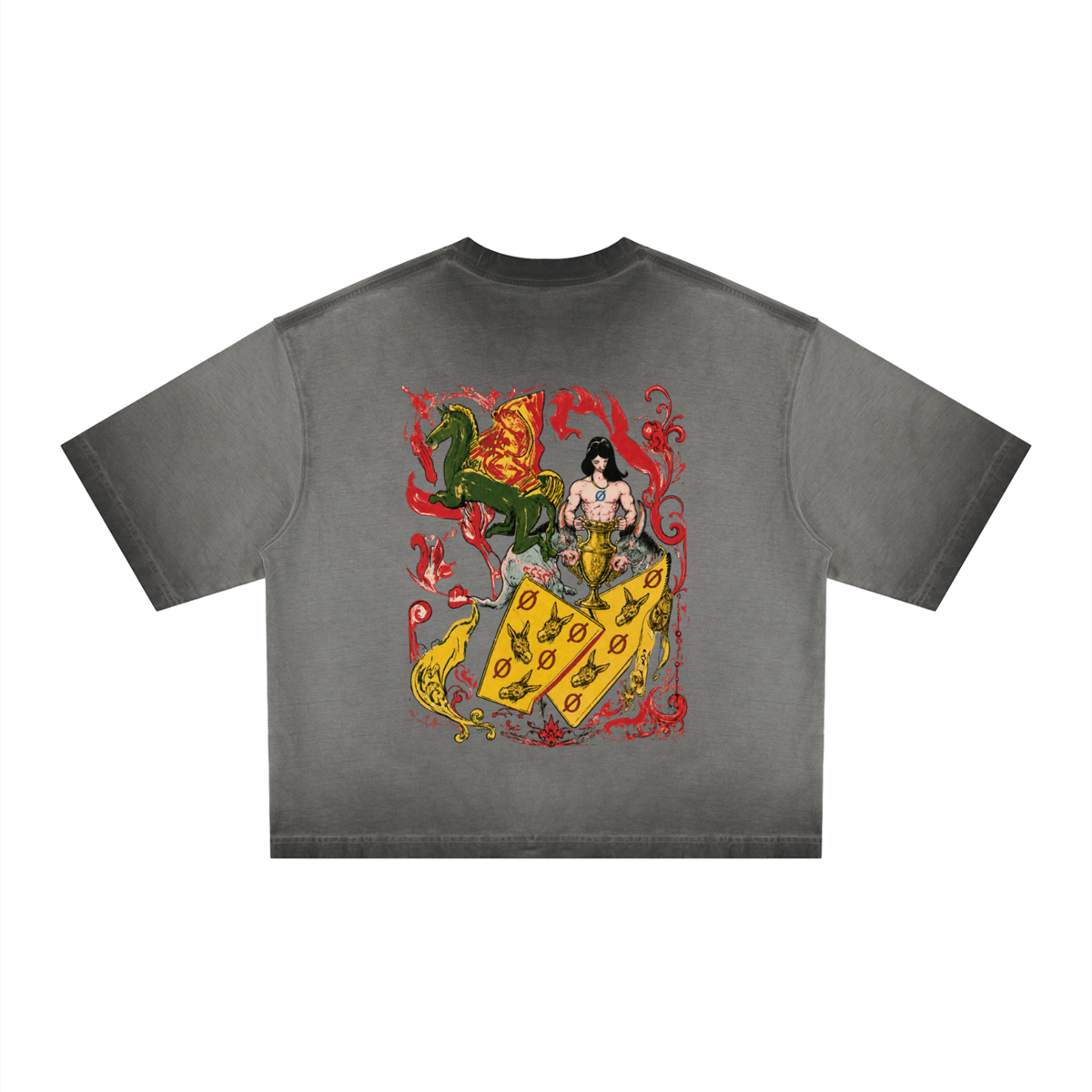Unisex Reverse Dyed Boxy Street T-Shirt