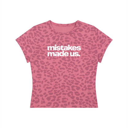 Women’s Leopard Print Crop T-Shirt