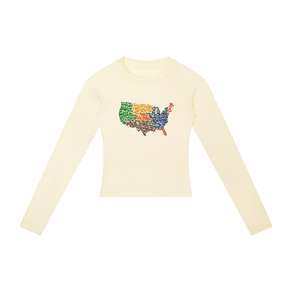 Women’s Slim Raglan Long Sleeve Street T-Shirt