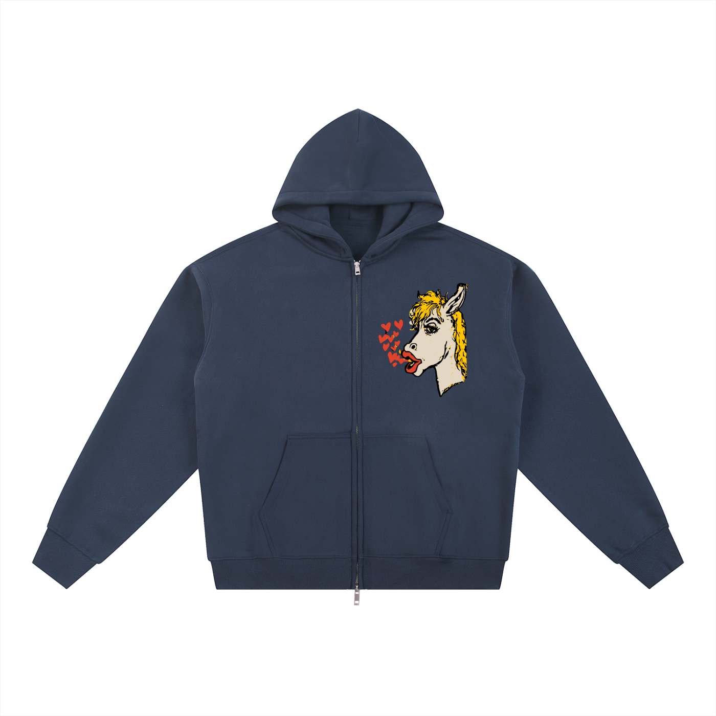 Essential Fleece Zip-Through Hoodie