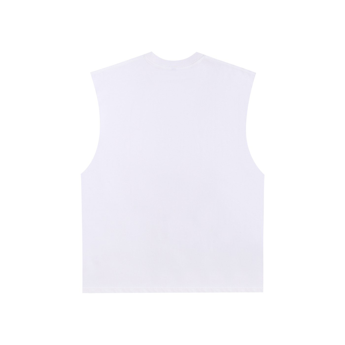 Men's Raw Edge Cotton Tank Top