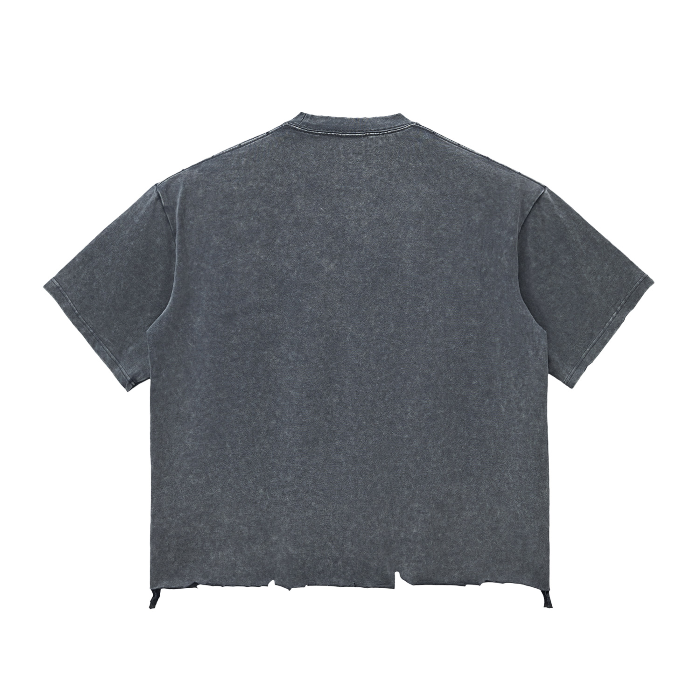Men's  Snow Wash Raw-Hem Boxy T-shirt
