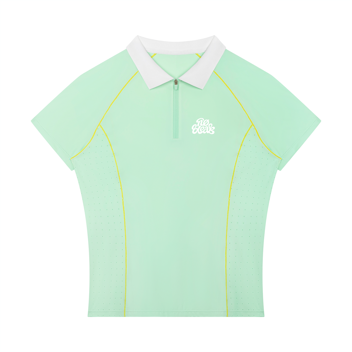 Women’s Slim Fit Quarter-Zip Polo Shirt