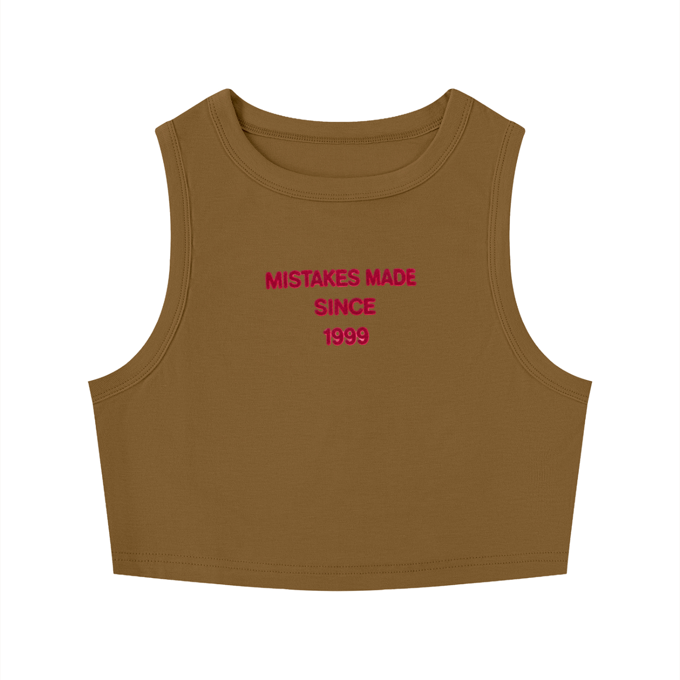 Women's Tight Crewneck Crop Tank Top