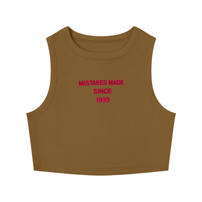 Women's Tight Crewneck Crop Tank Top