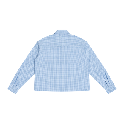 Men's Boxy Plaid Long Sleeve Statement Shirt