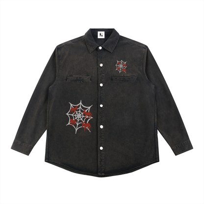 Men's Denim Vintage Washed Heavyweight Jacket
