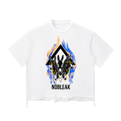 Men's  Snow Wash Raw-Hem Boxy T-shirt