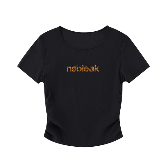 Women's Ruched Bodycon Crop Top