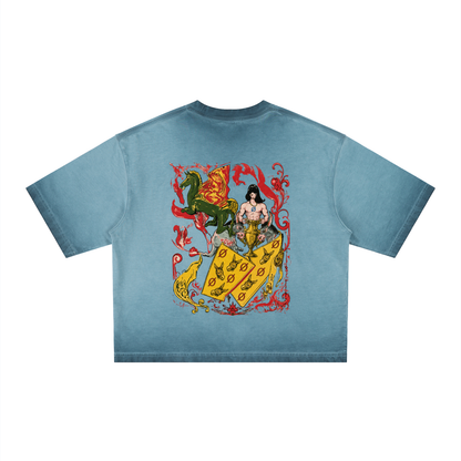 Unisex Reverse Dyed Boxy Street T-Shirt