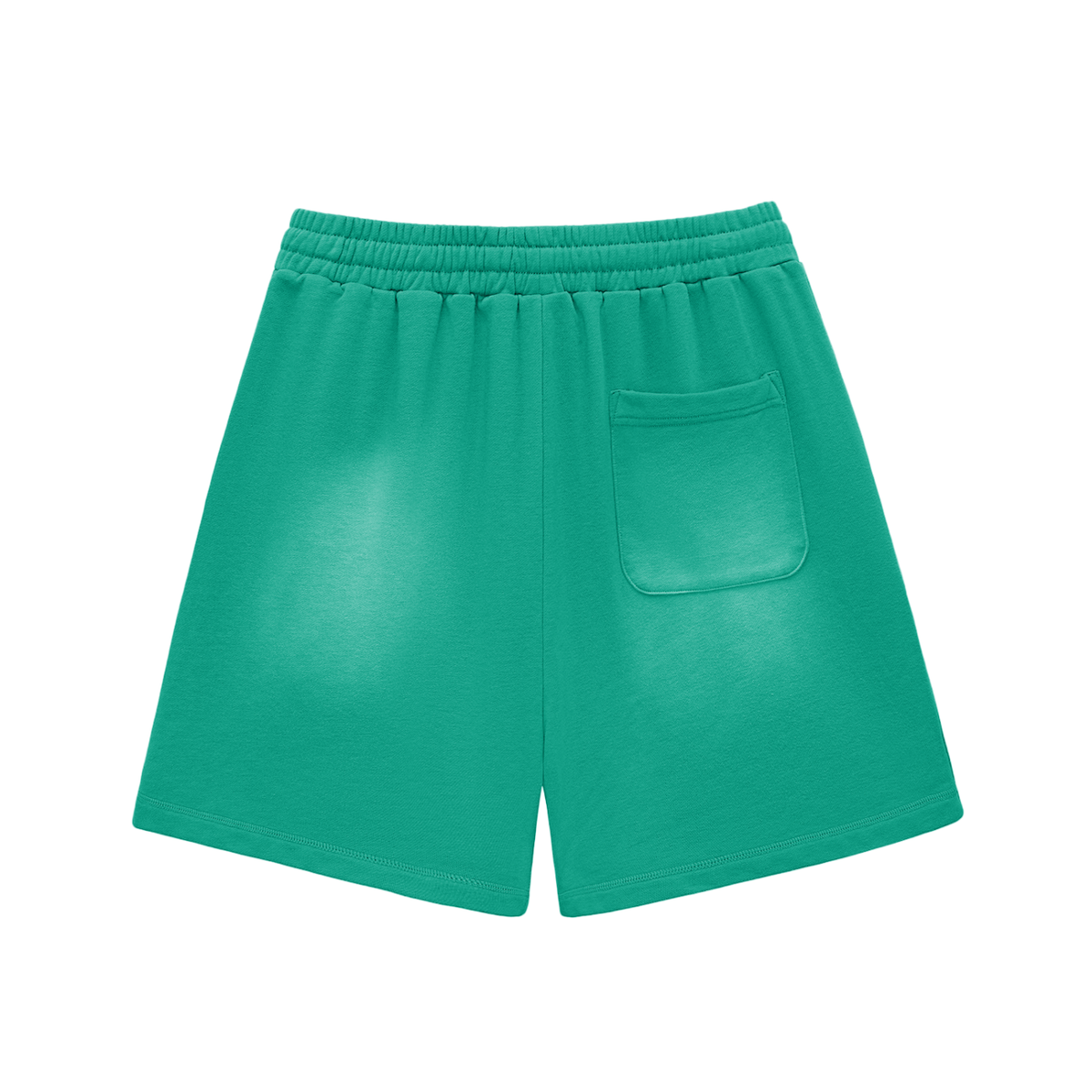 Men's Sun Fade Raw Edge Essential Cotton Shorts