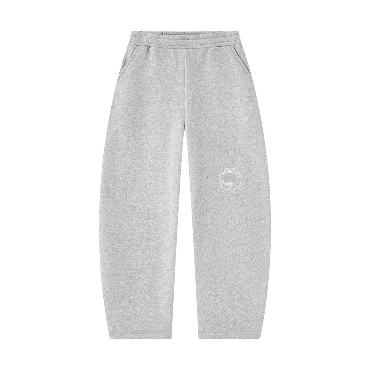 Unisex Barrel Leg Essential Sweatpants
