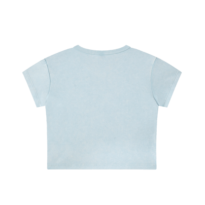 Women's Snow Washed Crop Top