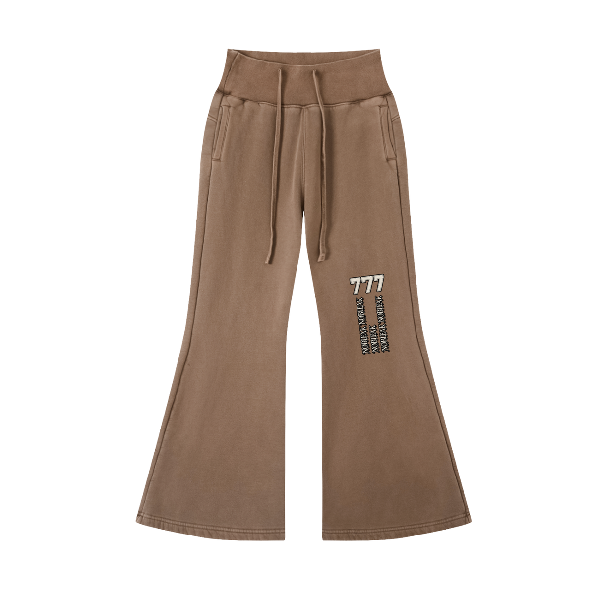 Women's Vintage Washed Flared Essential Fleece Pants