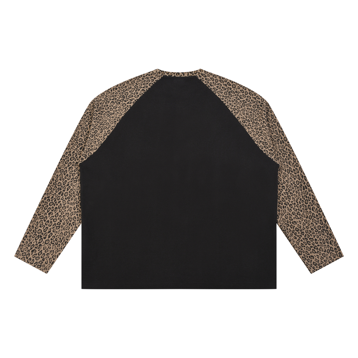 Women's Statement Leopard Panel Raglan Sleeve T-Shirt