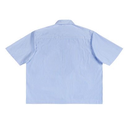 Unisex Oversized Stripe Boxy Shirt