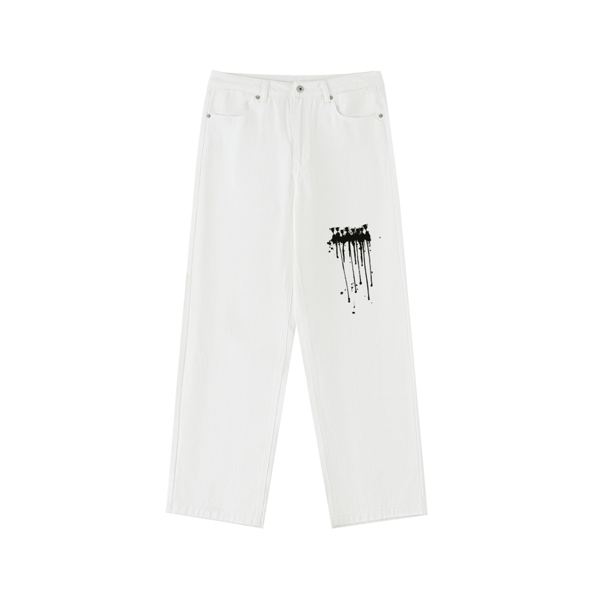 Heavyweight Cotton Statement piece Straight-Leg Pants