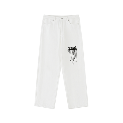 Heavyweight Cotton Statement piece Straight-Leg Pants