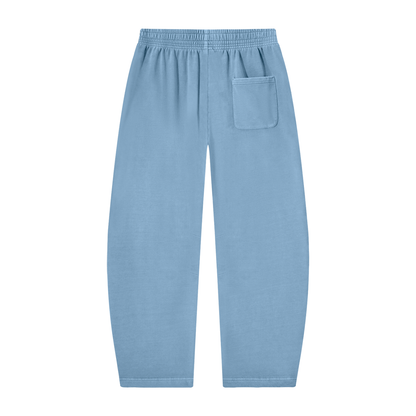 Men's Essential Washed Barrel Leg Sweatpants