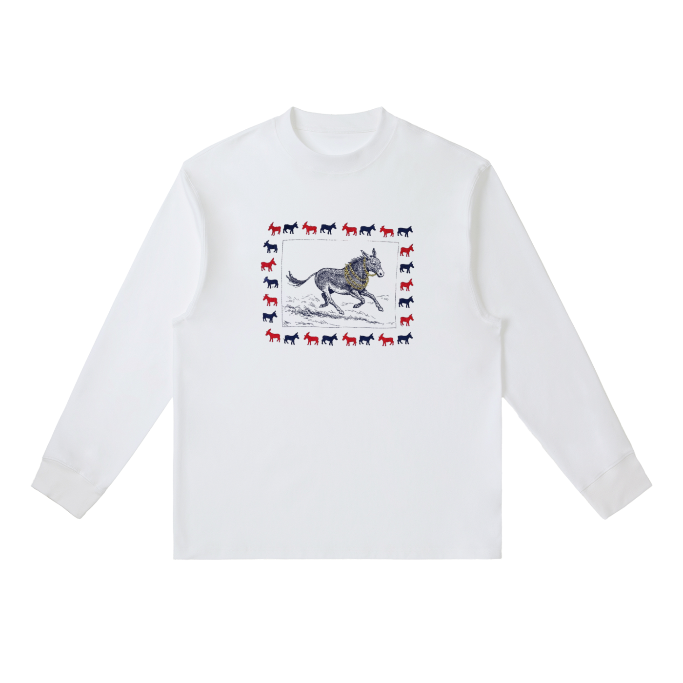 Unisex Essential Crewneck Long-Sleeve T-Shirt