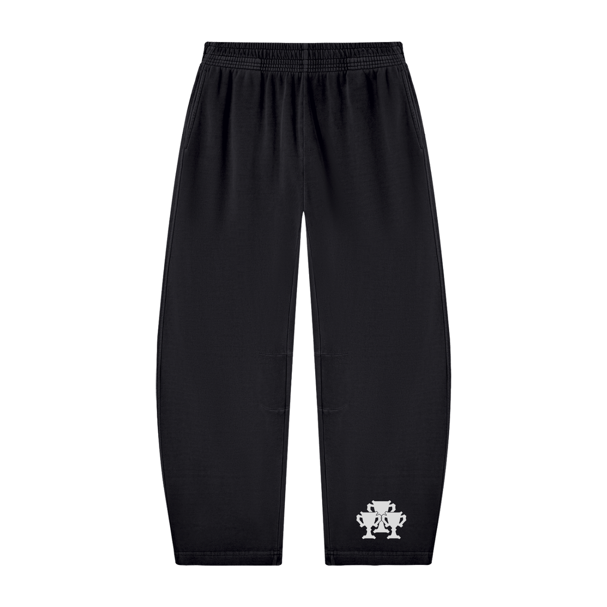 Men's Essential Washed Barrel Leg Sweatpants