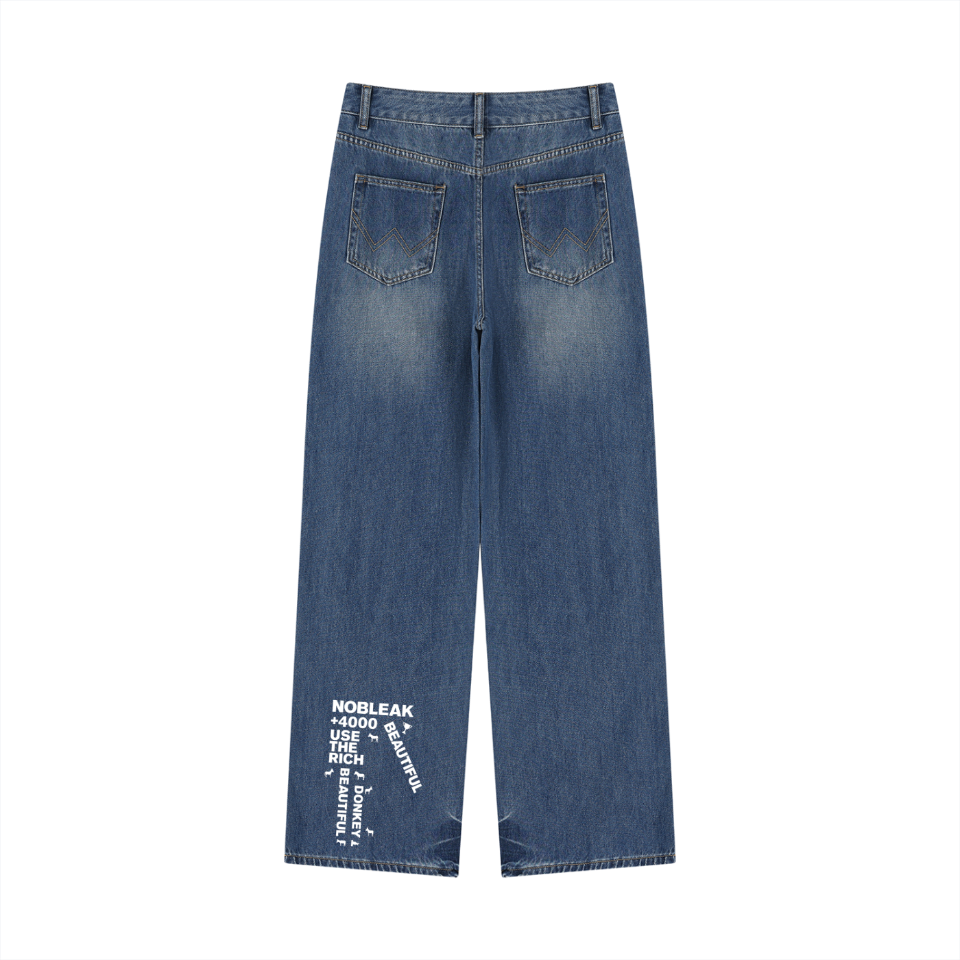 Women’s Vintage Wash Wide Leg Jeans