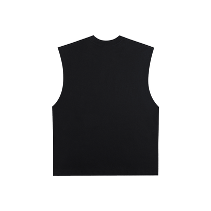 Men’s Raw Edge Cotton Active Tank Top