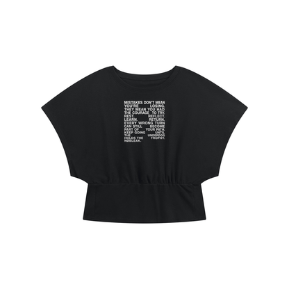 Women’s Crop Dolman Going out T-Shirt