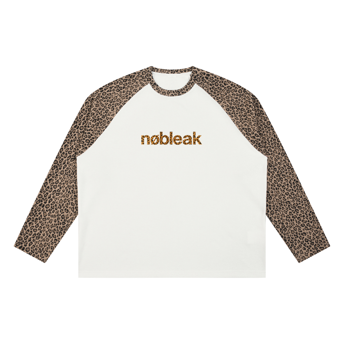 Women's Statement Leopard Panel Raglan Sleeve T-Shirt