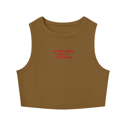 Women's Tight Crewneck Crop Tank Top