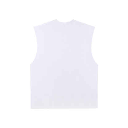 Men's Raw Edge Cotton Tank Top