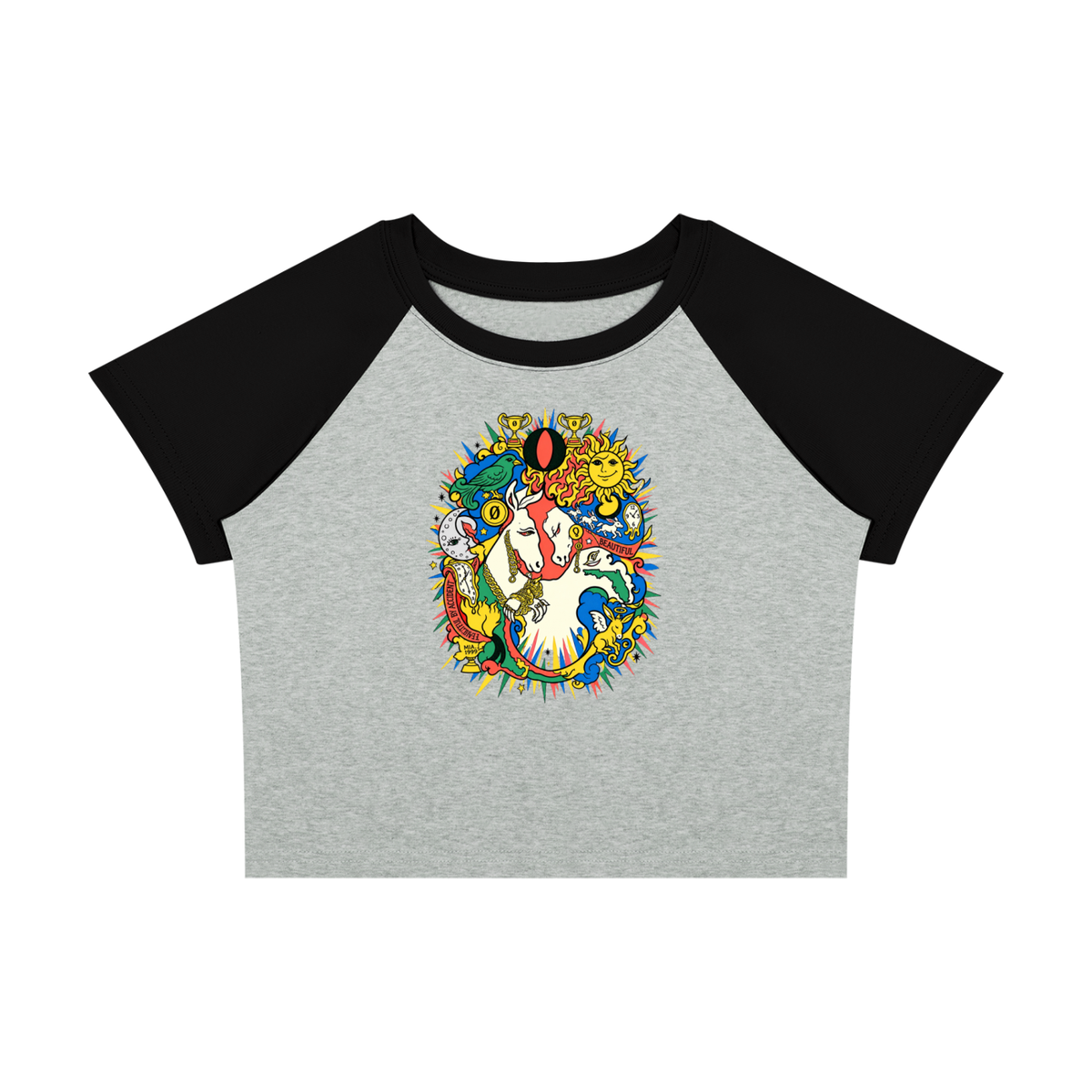 Women’s Raglan Color Block Street  Baby T-Shirt