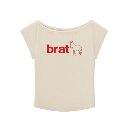 Women’s Essential Wide Neck Baby T-shirt