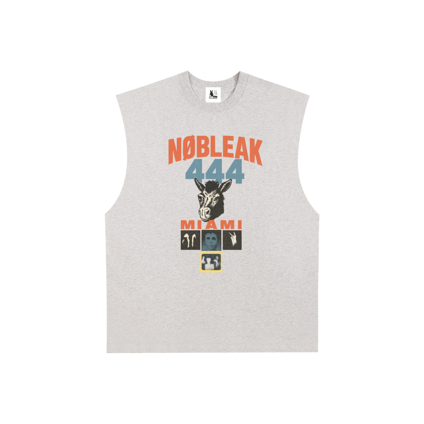 Raw Edge Cotton Tank Top
