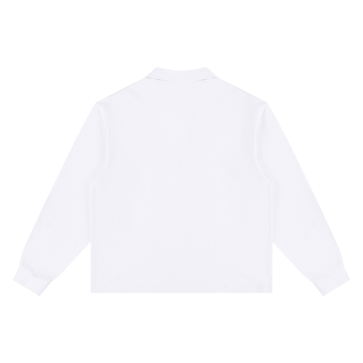 Unisex Loose Long Sleeve Going out Polo Shirt