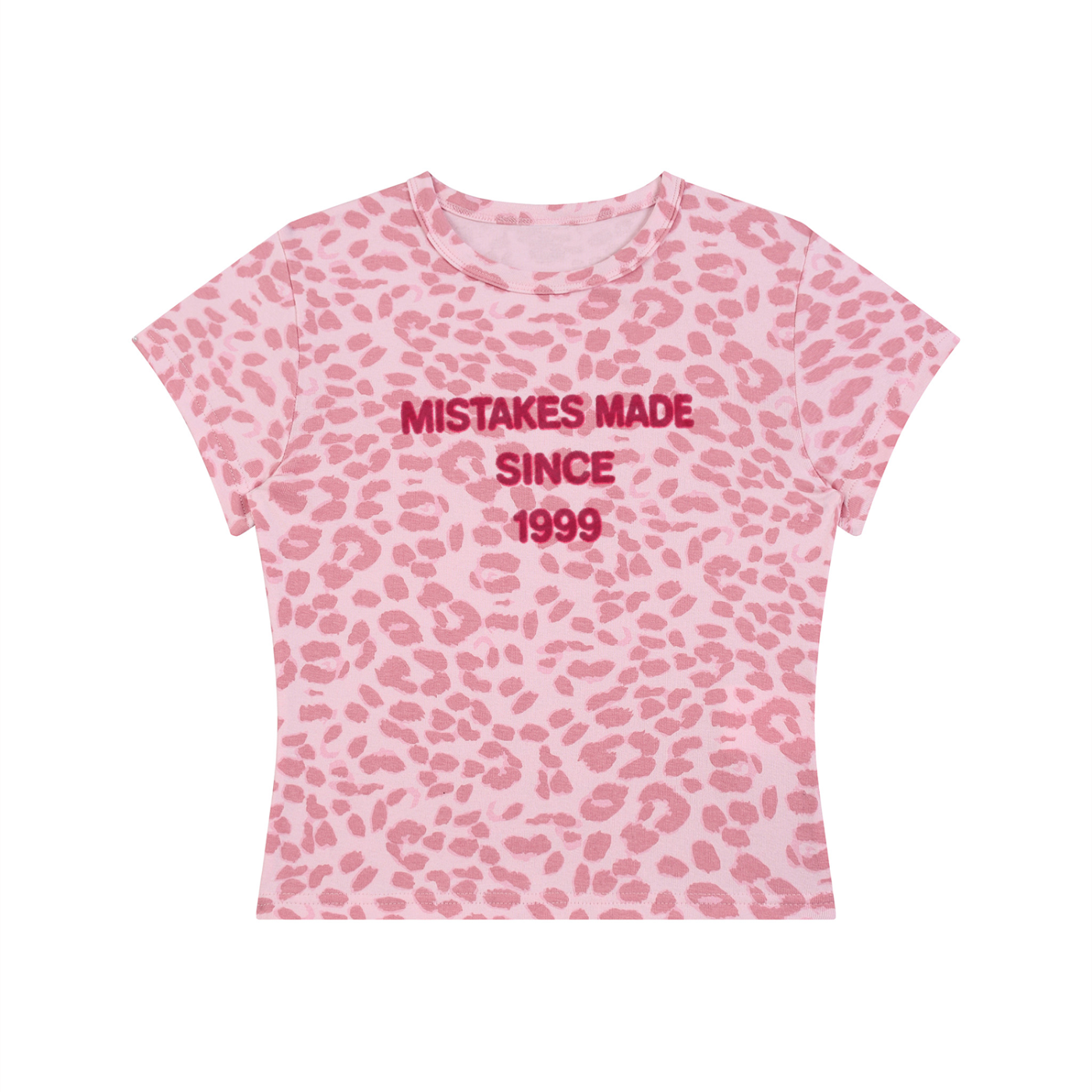 Women’s Leopard Print Crop T-Shirt