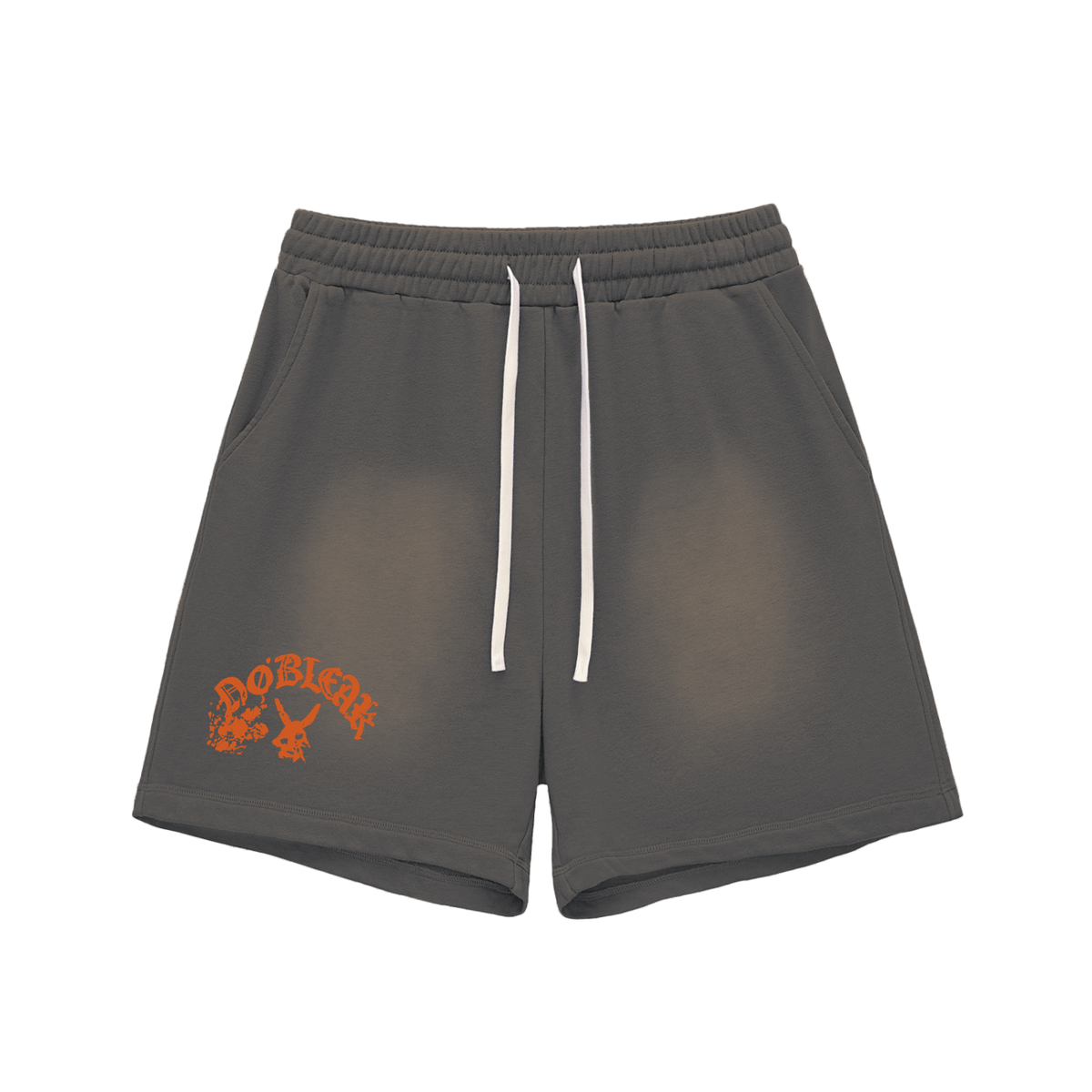 Men's Sun Fade Raw Edge Essential Cotton Shorts