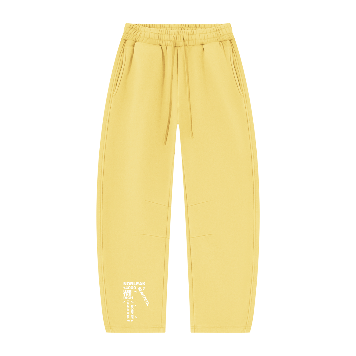 Unisex Vintage Wash Barrel Leg Fleece Sweatpants