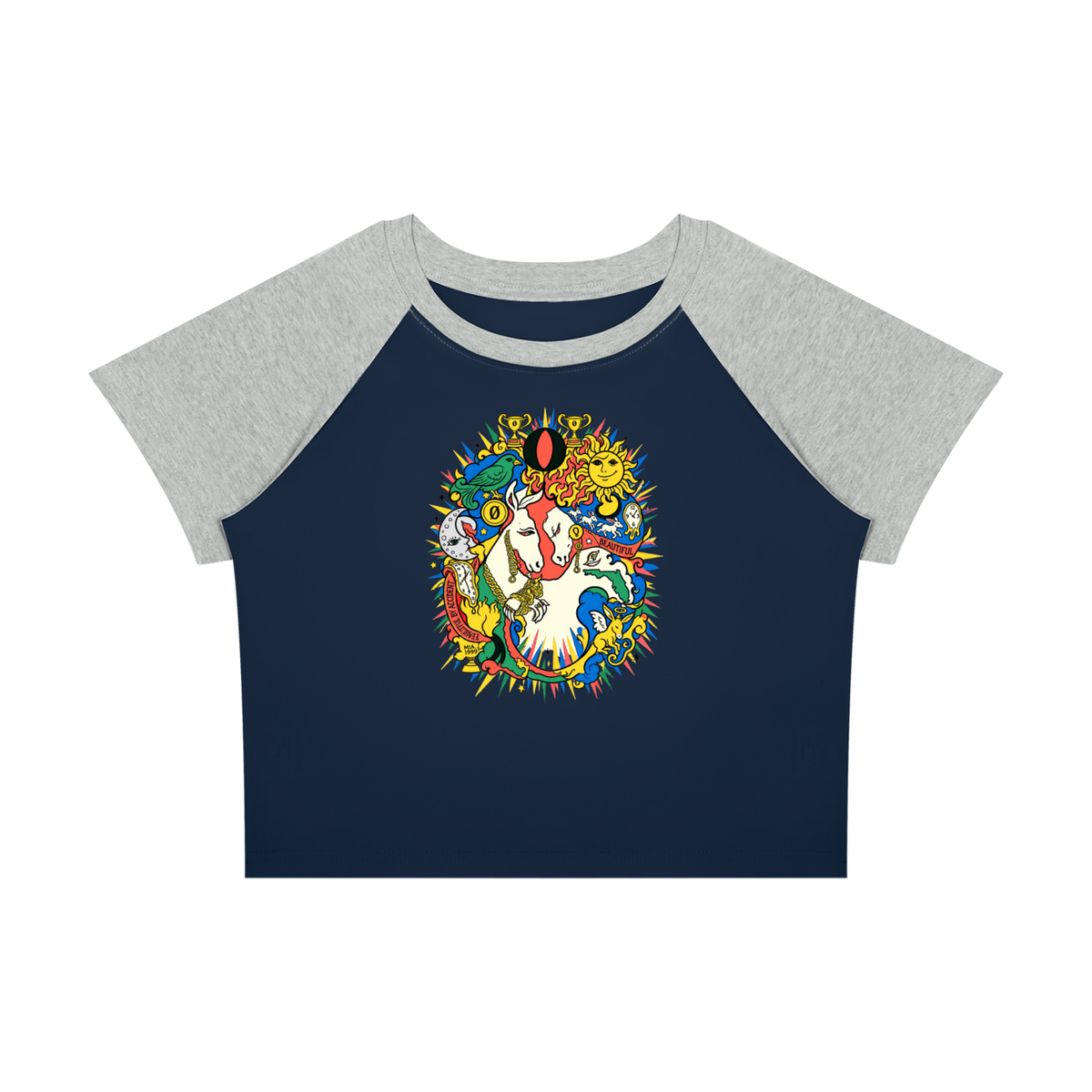 Women’s Raglan Color Block Street  Baby T-Shirt