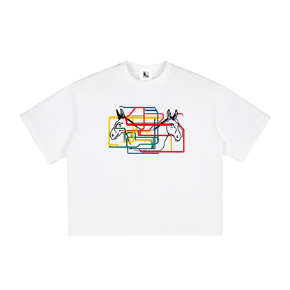 Unisex Vintage Washed Boxy T-Shirt